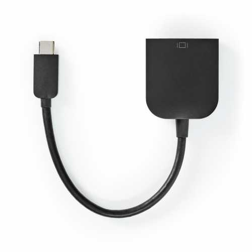 Adaptor USB-C 3.2 Gen 1 tata - VGA mama Nedis, 0.2m, negru