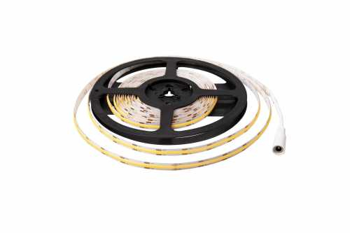 Banda LED COB Well lumina calda 3000K 12V 360chip m 5m cu driver 24W