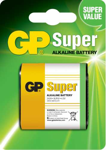 Baterie alcalina GP (3R12) 4.5V