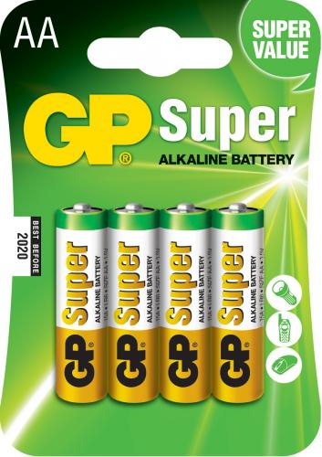 Baterie Alcalina Super GP R3 (AAA), 4 buc blister