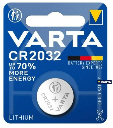 Baterie buton litiu CR2032 3V 230mAh Varta