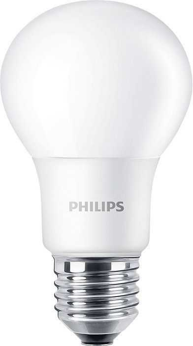 Bec LED Philips E27 A60 8W (60W), lumina calda 2700K, 929001234302