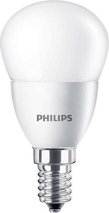 Bec LED Philips P45 E14 5.5W (40W), lumina calda 2700K, 929001157802