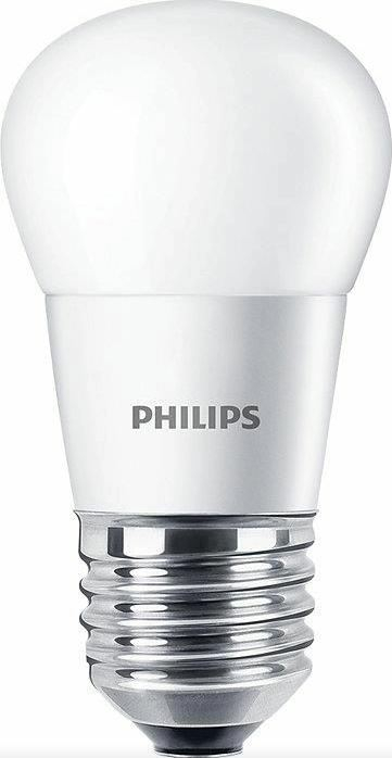 Bec LED Philips P45 E27 5.5W (40W), lumina calda 2700K