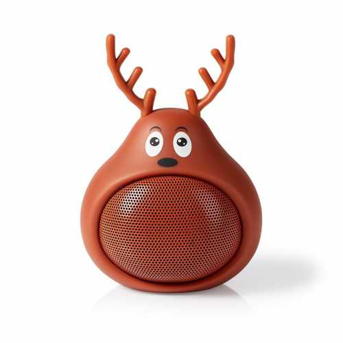 Boxa portabila Nedis, Bluetooth, Redare pana la 3 ore, Hands-free, Rudy Reindeer