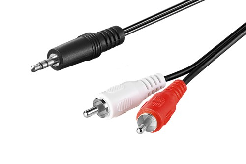 Cablu audio Jack Stereo 3.5mm tata - 2x RCA tata 3m