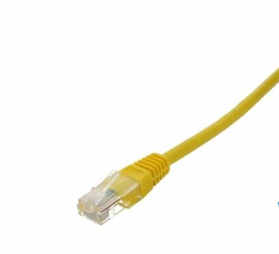 Cablu de retea U UTP Well, cat5e, patch cord, 1.5m, galben