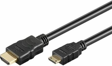 Cablu HDMI tata - mini HDMI tata HighSpeed Ethernet contacte aurite 2m