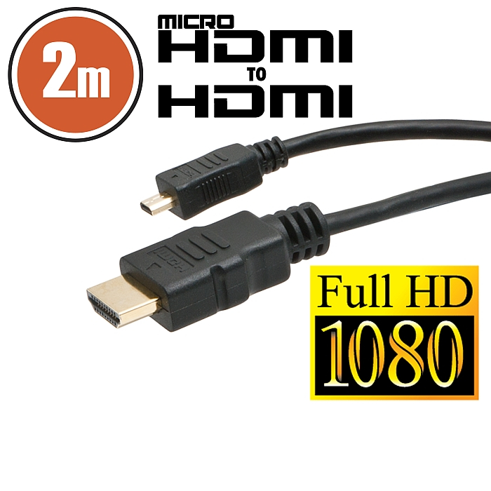 Cablu micro HDMI , 2 mcu conectoare placate cu aur