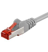 Cablu S FTP Goobay, cat6, patch cord, 5m, gri