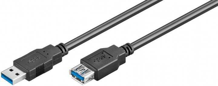 Cablu USB 3.0 negru 1.8m