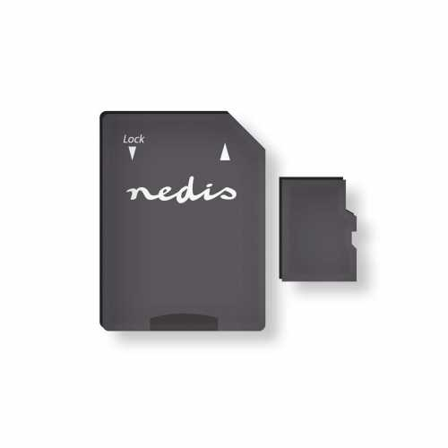 Card de memorie micro SDXC Nedis, 128 GB, scriere pana la 90 Mbps, clasa 10