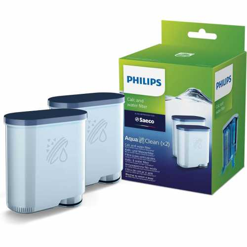 Cartus filtru de apa AquaClean pentru expresoare Philips Saeco, 2 buc