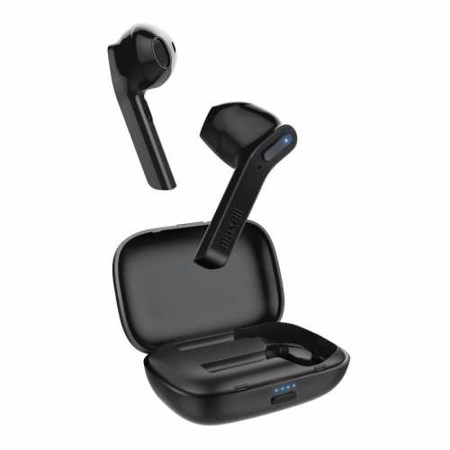 Casti Bluetooth In-Ear, incarcare wireless, negru, Dynamic, Maxell