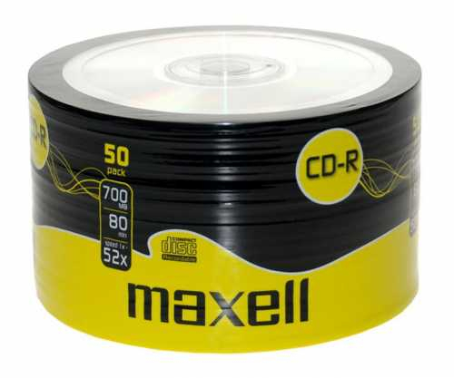CD-R printabil 700MB 52x 50buc pe cutie Maxell