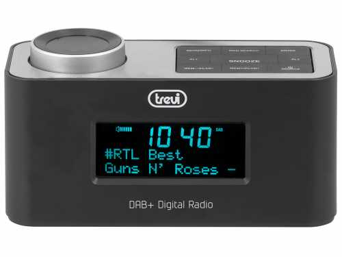 Ceas de masa cu radio FM DAB, alarma, RC 80D6 DAB Trevi