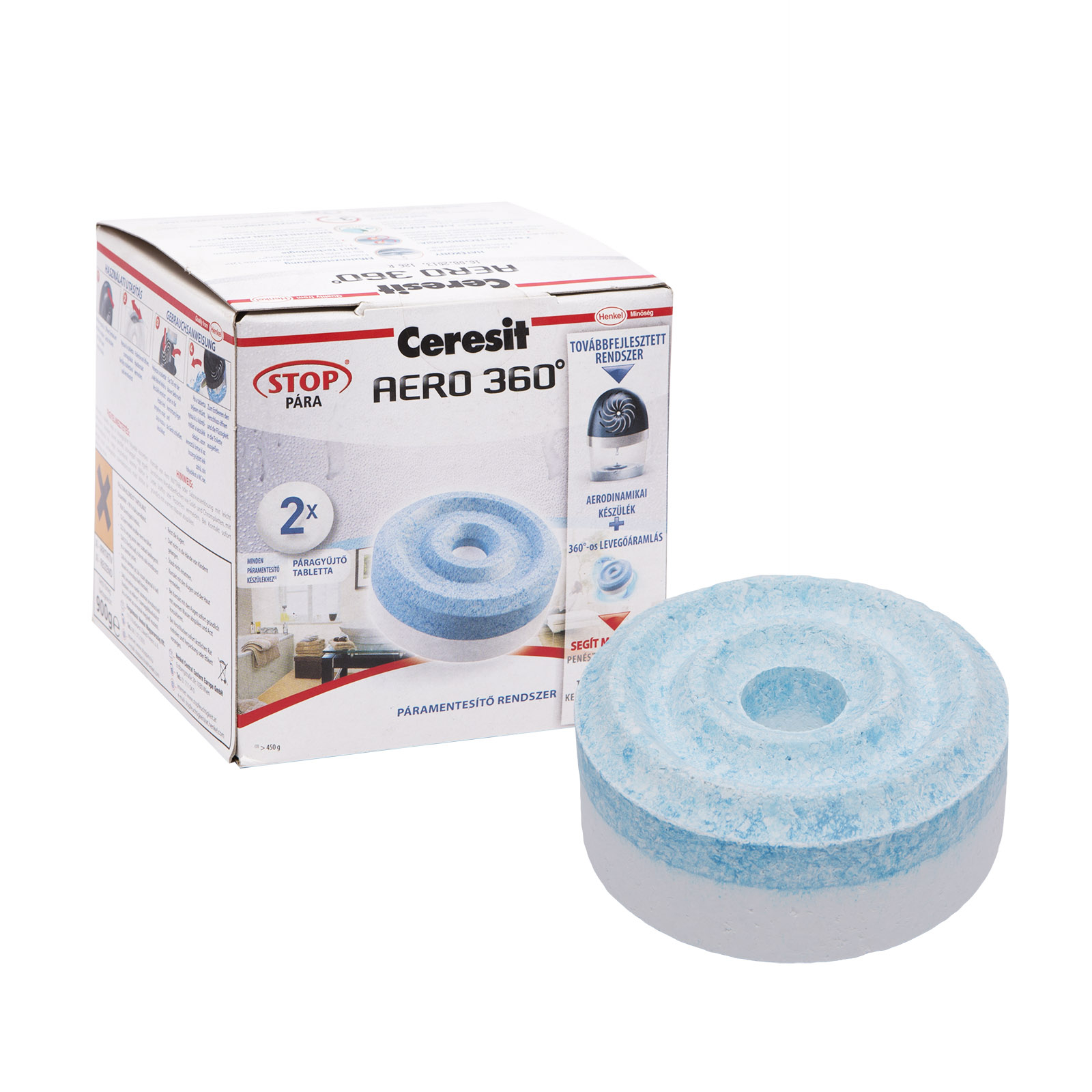CERESIT STOP 360 Tableta cu aroma lavanda pt. aparat de dezumidificare Ceresit - 2 buc. pachet