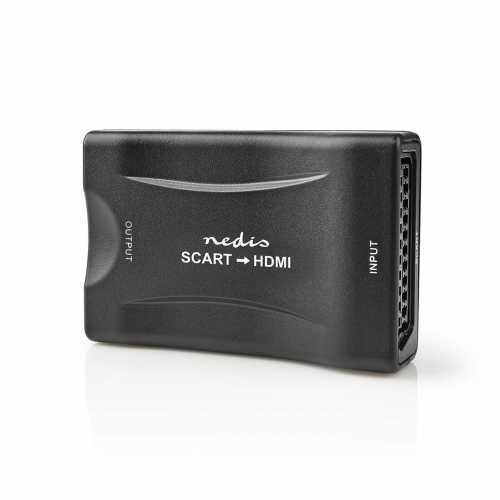 Convertor SCART mama - HDMI mama, 1080p, 1.2Gbps, negru, Nedis