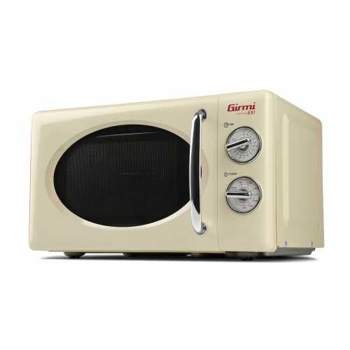 Cuptor cu microunde FM21, 20l, 700W, Grill, Retro, crem Girmi