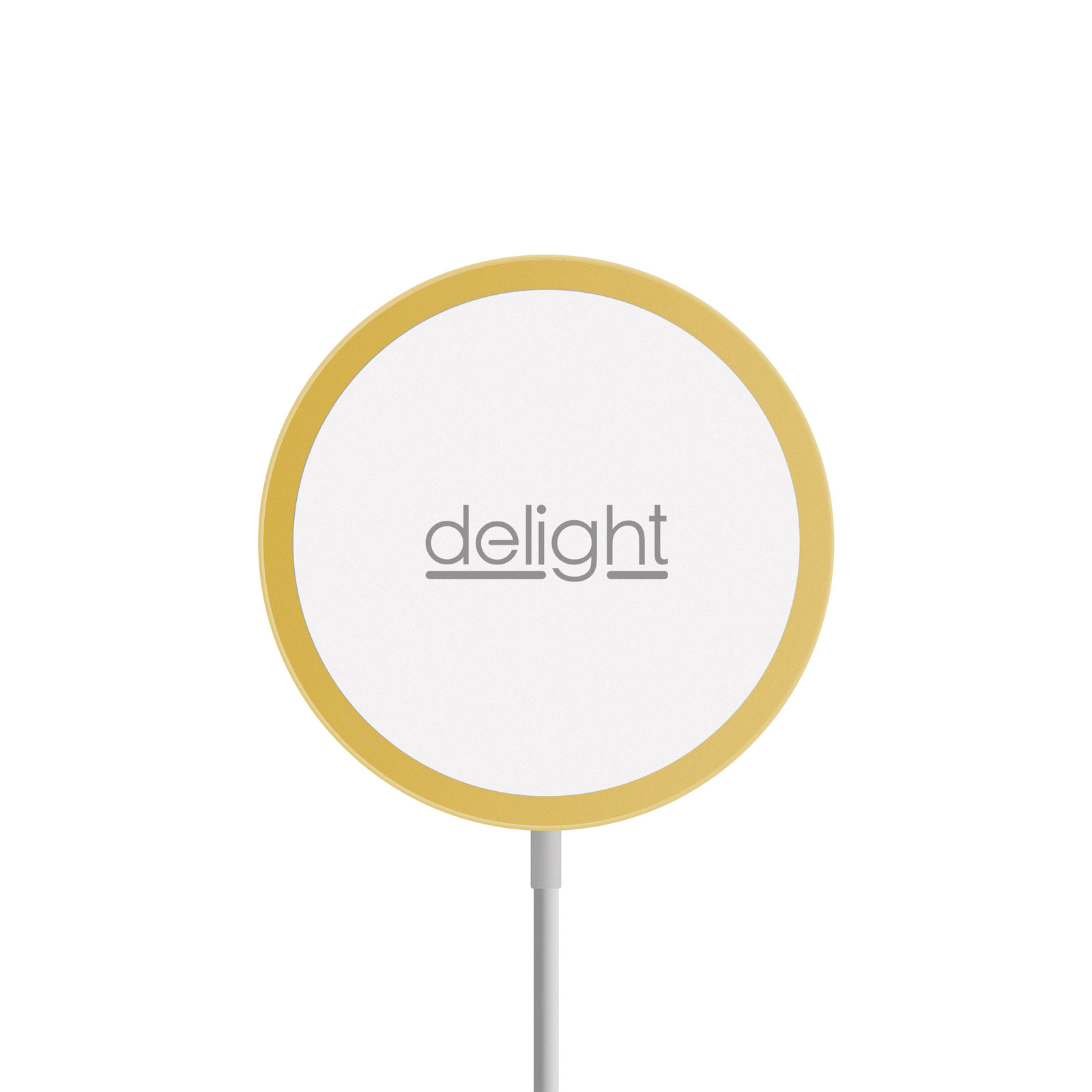 Delight - Platforma magnetica de incarcare fara fir , Type C - auriu