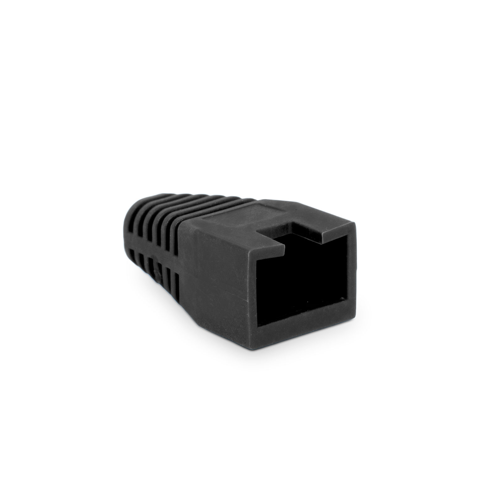 Globiz - Protector de cablu, 8P8C - Negru - 100 buc. pachet