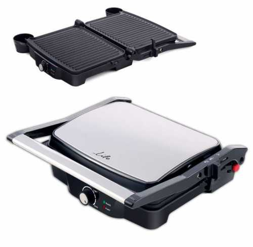 Grill electric Life Grill Time, placi antiaderente 29.7 x 23.5 cm, 2000W
