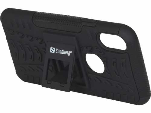 Husa de protectie cu stativ Sandberg 406-14 pentru iPhone X XS, negru