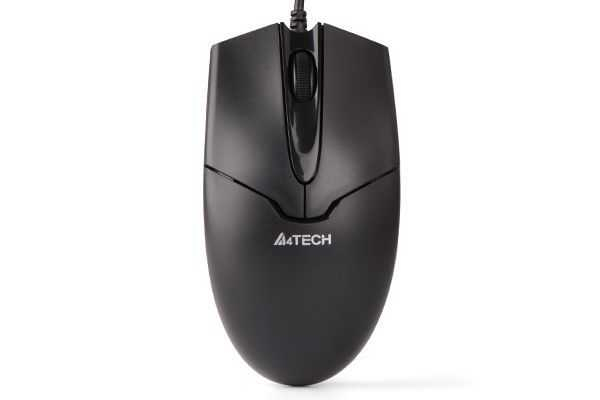 Mouse optic cu fir A4Tech OP-550NU-1, 1000 DPI, USB, negru