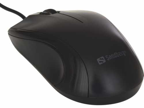 Mouse optic Sandberg 631-01, 1200dpi, USB, negru