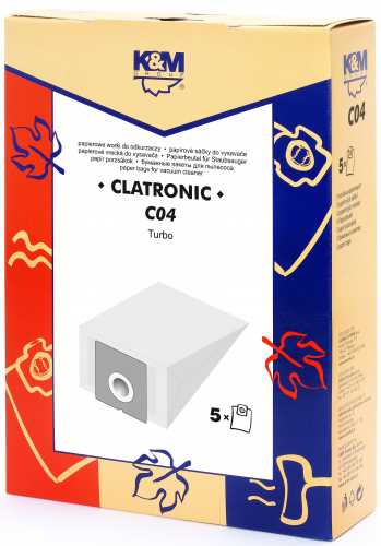 Sac aspirator Clatronic BS 1222, 1230 hartie, 5X saci, KM