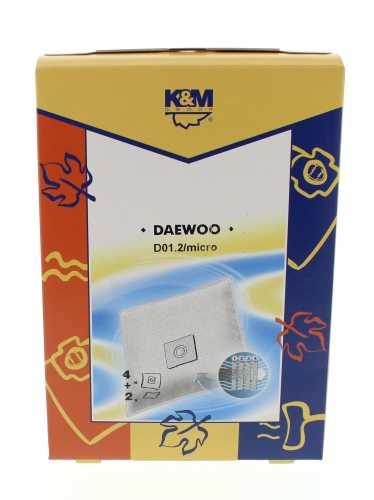 Sac aspirator Daewoo 105 407 705, sintetic, 4X saci, KM