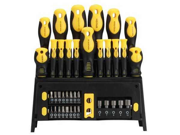 Set surubelnite si varfuri cu 39 piese Toolland