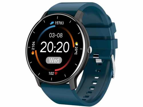 Smart Watch T-FIT 220 Plus, tensiune, puls, PPG, IP67, albastru, Trevi