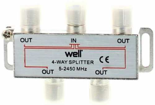 Spliter CATV 4 cai 2450 Mhz Well