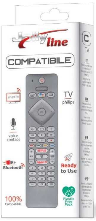 Telecomanda universala Jolly, TV LCD Philips, control prin voce, IR+Bluetooth