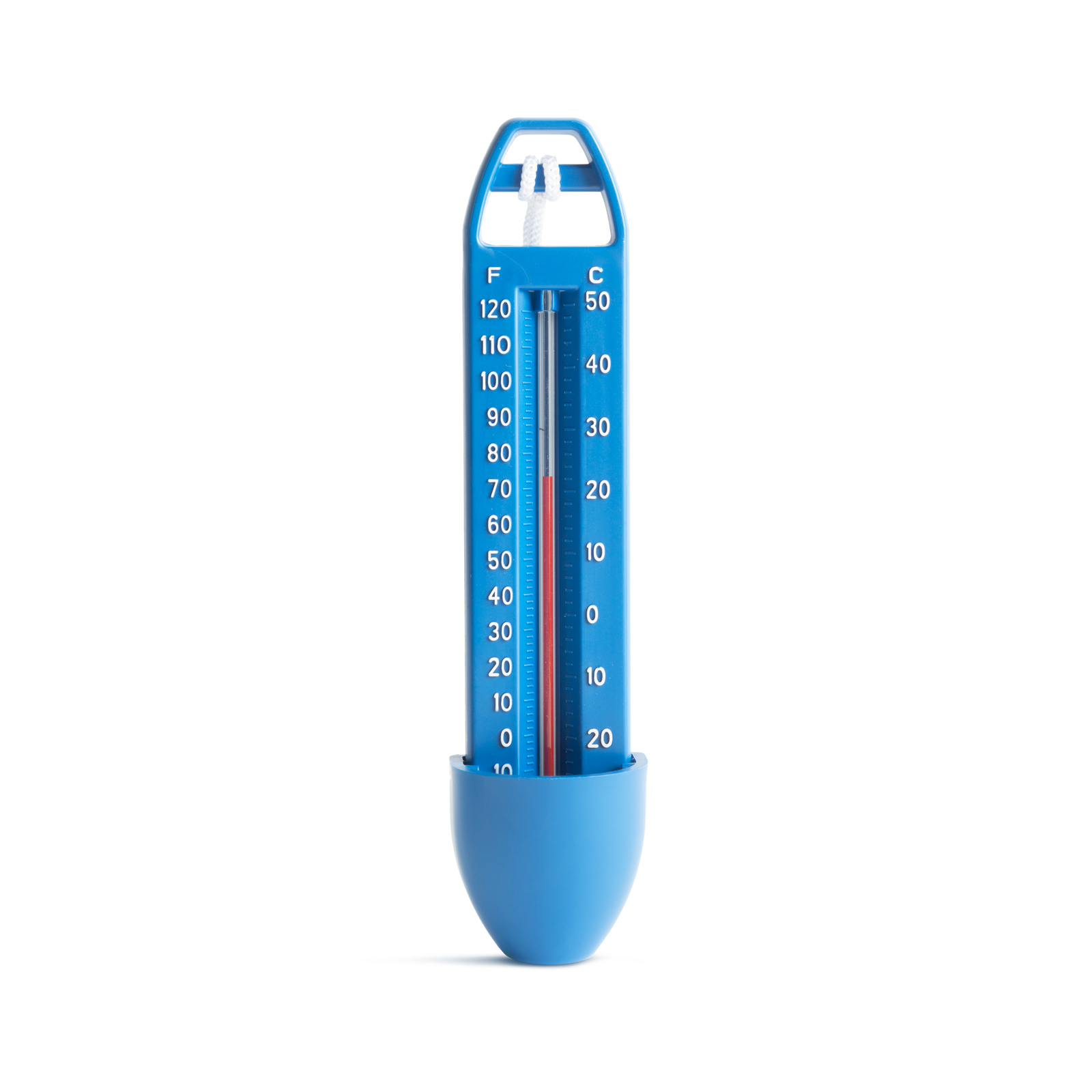 Termometru pentru piscina - 17 x 4,5 cm - albastru