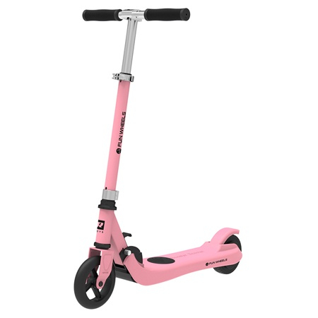 Trotineta electrica pentru copii roz, Fun Wheels