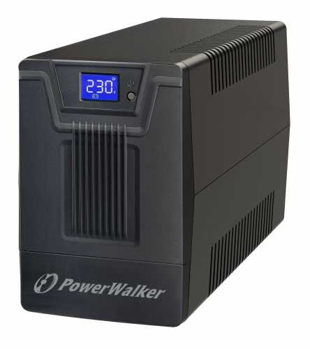 UPS line interactiv 1500VA 900W, iesire 4xShuko, baterie 2x12V 9Ah Powerwalker