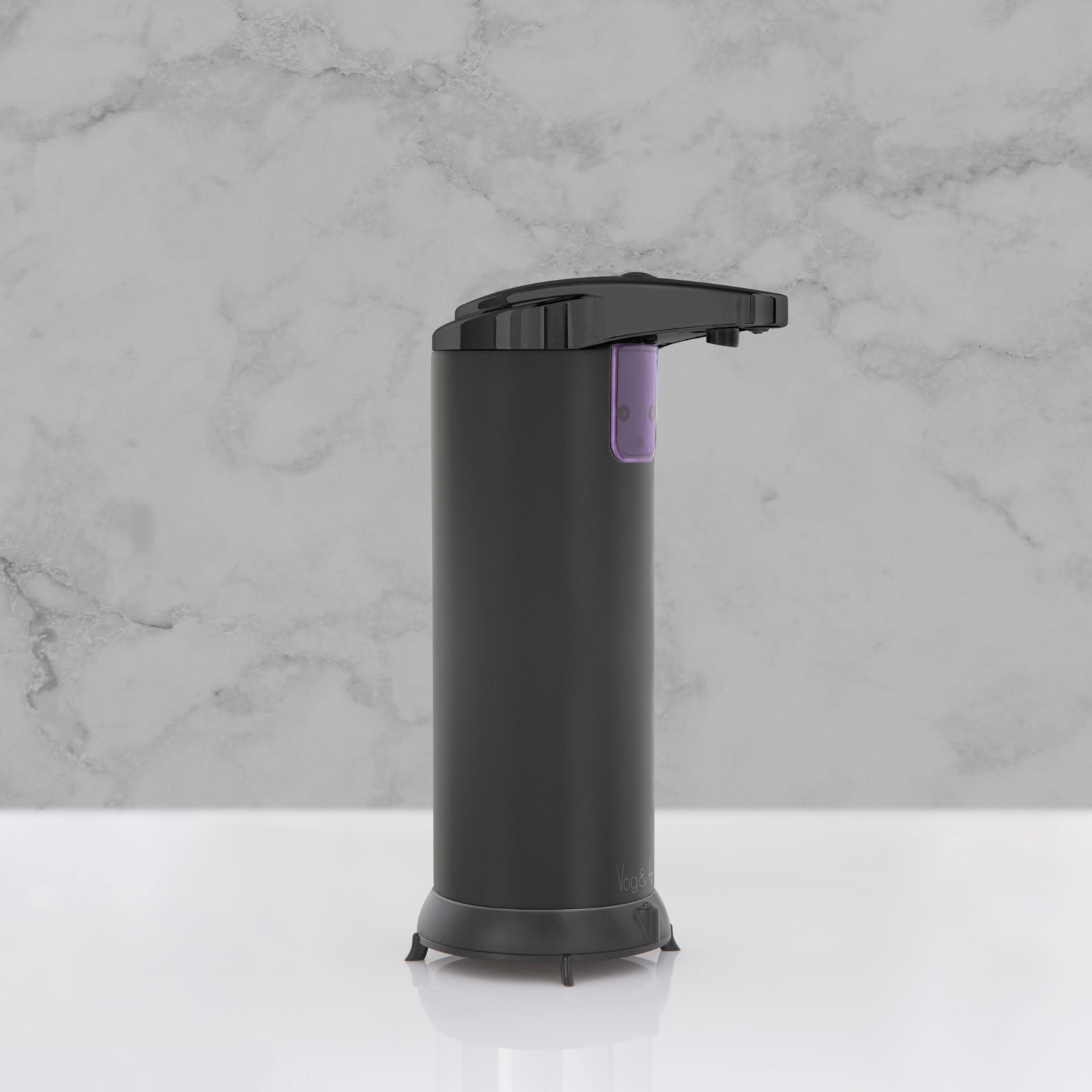Vog und Arths - Dozator automat de sapun lichid - 220 ml- stand alone, cu baterie - negru mat