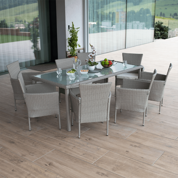 Set de gradina din 9 piese MENIBOR [3]