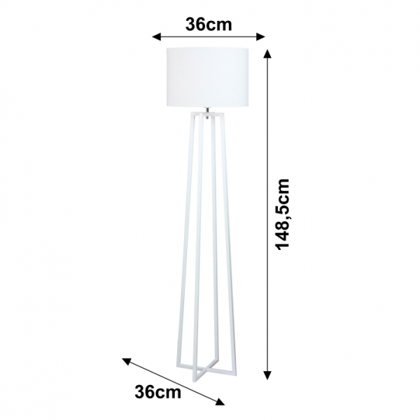 Lampa de podea alb QENNY TYP 16 [2]