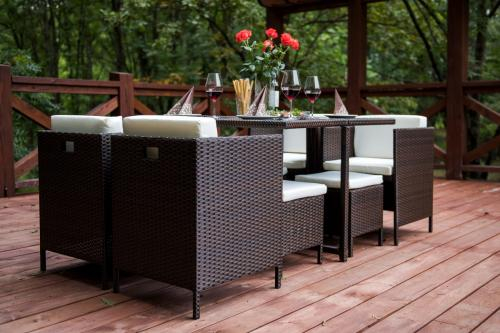 Set terasa/outdoor tehno-rattan CRISTALLO Dark Brown [12]
