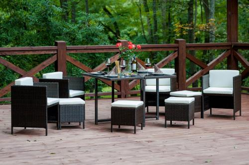 Set terasa/outdoor tehno-rattan CRISTALLO Dark Brown [10]