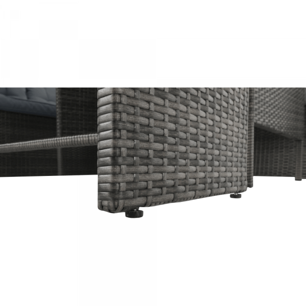 Set de gradina din 3 piese tehno-rattan gri AUREK [16]