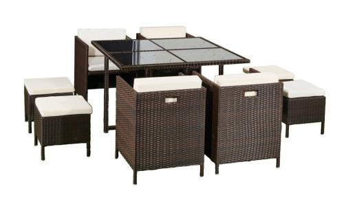 Set terasa/outdoor tehno-rattan CRISTALLO Dark Brown [3]