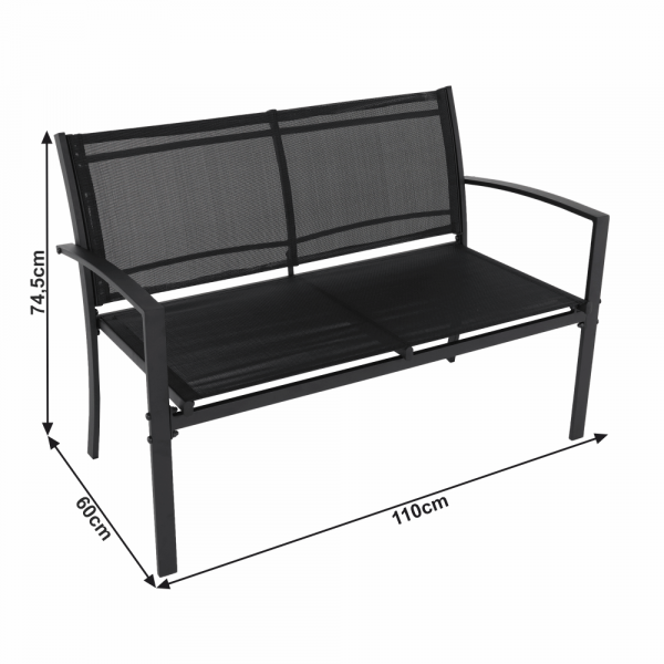 Set gradina 4 piese negru DILAR [2]