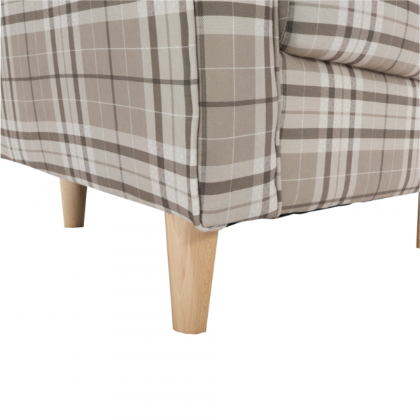 Fotoliu cu taburet tapiterie textil vintage patchwork ASTRID [7]