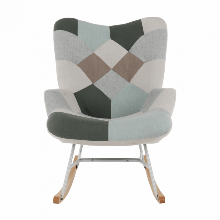 Fotoliu balansoar patchwork GERON [3]
