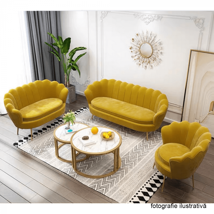 Fotoliu stil artdeco NOBLIN [4]