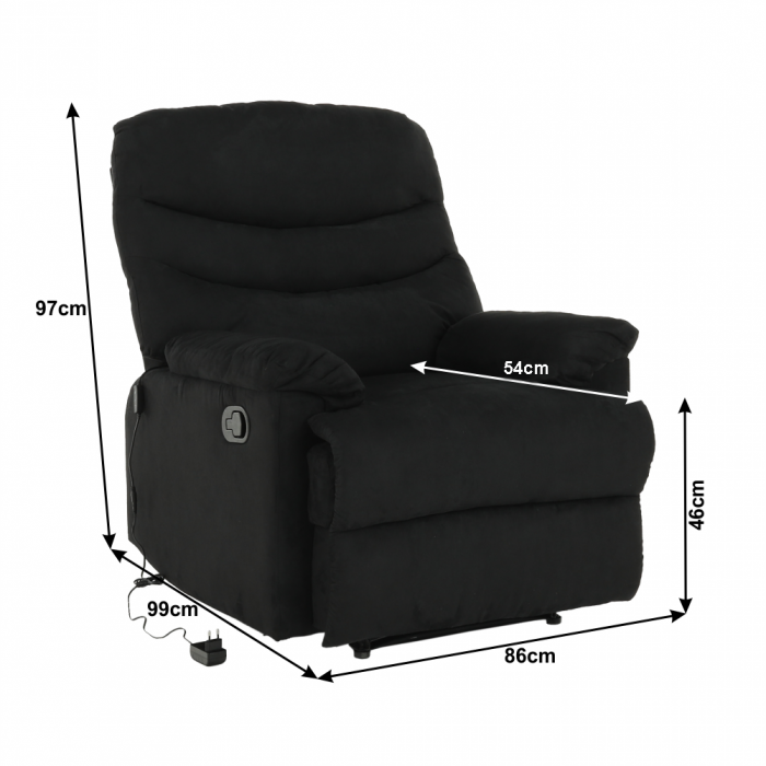 Fotoliu recliner masaj LAMBERT [2]